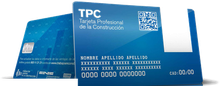 Tarjeta Profesional de la Construcción